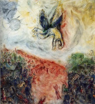 The Fall of Icarus contemporary Marc Chagall Oil Paintings